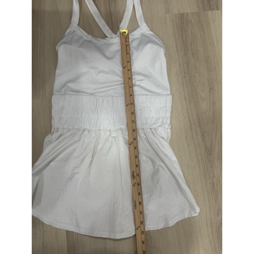 Free People Movement The Way Home Skortsie Romper White Active Size Large - Picture 6 of 6